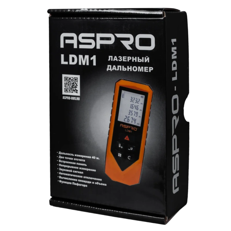 Маленький и точный лазерный дальномер ASPRO LDM1 3 200 ₽ (карточка)