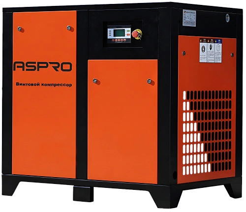 Электрический винтовой компрессор  AS-9.1/8 D., с прямым приводом. Класс защиты IP 54\55. Винтовой компрессор ASPRO 684 000 ₽ (превью)