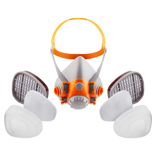Jeta Safety J-SET 6500 размер M : полумаска, фильтры А1 (2шт), предфильтры Р2 (4шт), держатели (2шт) Комплект защиты дыхания 2 980 ₽ (превью)