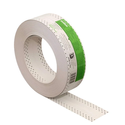 Влагоустойчивая углоформирующая лента шириной 57 мм, толщина 0.54 мм, длина 20 м. STRAIT-FLEX MEDIUM 20 4 800 ₽ (превью)